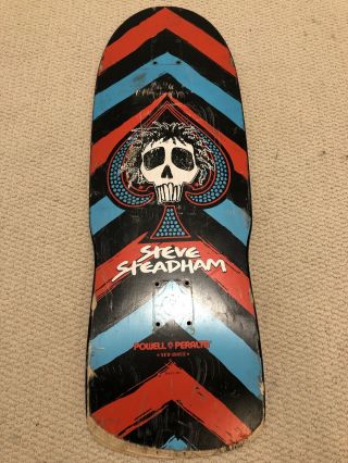 Powell Peralta Steve Steadham Skateboard Deck Vintage