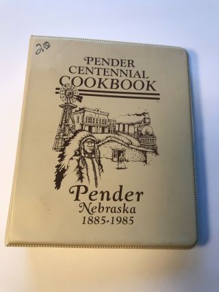 Vtg Pender Nebraska Ne Cook Book History Czech Bohemian Kolaches Sweet Rolls
