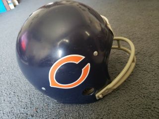 Vintage Rawlings Hnfl Chicago Bears Logo Helmet Size M Ready For Man Cave