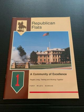 Republican Flats Fort Riley Kansas Souvenir Booklet