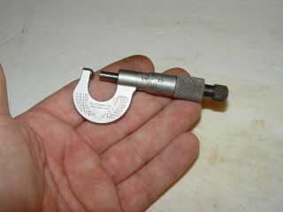 Estate Vintage Machinist Toolmaker Starrett No 576 1/2 Micrometer Tool