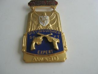 Vintage NRA 50 Ft.  Distinguished Expert Award Blackington Medal BIS 2