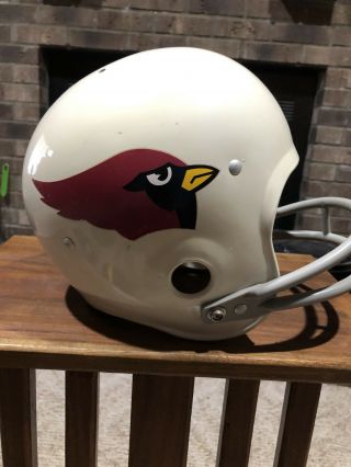 Vintage 1970 ' s Rawlings HNFL Arizona Cardinals Football Helmet Medium 3