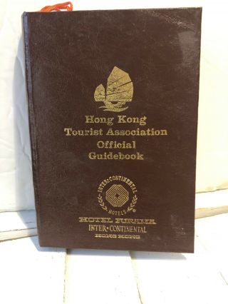1960s Vintage Retro Hotel Furama Hong Kong Tourist Guide Book Map Shopping