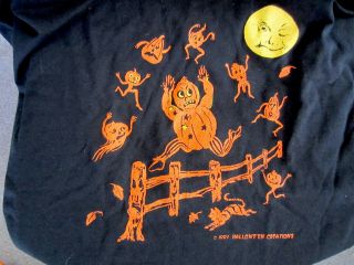 Rare Vintage Halloween T - Shirt Size L Xl Artist Designed