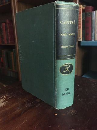 Vintage Capital By Karl Marx Critique Political Economy 1906 Modern Library
