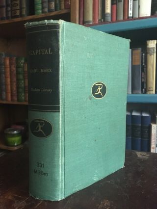 VINTAGE Capital by Karl Marx CRITIQUE POLITICAL ECONOMY 1906 Modern Library 2