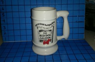 Red Dog Saloon Juneau Alaska Souvenir Beer Stein Mug