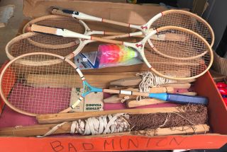 Vintage Sportcraft Badminton Set Ken Davidson