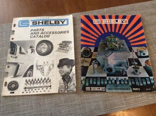 Vintage Shelby Cobra Parts And Accessories Catalogs.  Carroll Shelby.