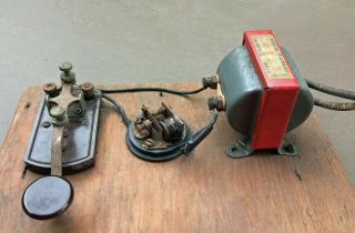 Vintage Antique Speed X Telegraph Morse Code Other Parts Old Battery