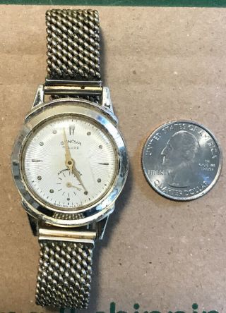 Vintage Genova De Luxe Antimagnetic Swiss Made Watch Kreisler Band - Not