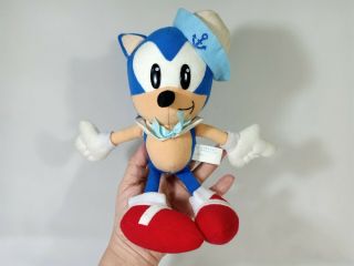 1994 Sega Sonic The Hedeghog Sailor Plush Doll Toy Japan Vintage 10 "