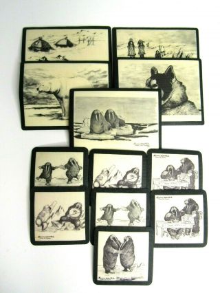 Bering Sea Originals Coasters Art Work By Florence Melewotkuk.