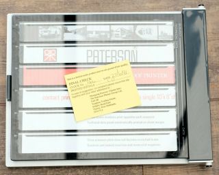 Vintage Photographic - Paterson - 35mm Contact Proof Printer
