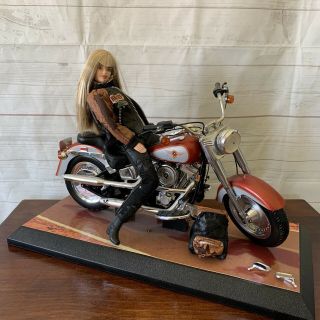 Vintage Harley Davidson Motorcycle 2000 & Barbie Collectible Open Box Reserve