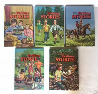 5 Uncle Arthurs Bedtime Stories Set Books 1 2 3 4 5 Vintage 1976 Hardcover Bible