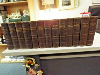 Set Of 13 Vintage Charles Dickens Books,  Odhams Press C1930