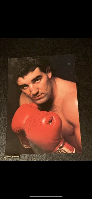 (3) 1982 Gerry Cooney Signed Boxing Photo Page Vintage Early Auto 100 Psa Pass