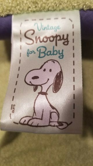 Vintage Snoopy For Baby Crib Set peanuts 2