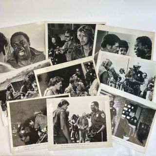 Vintage Press Photos Movie Stills The Limit 1972 Ted Cassidy Motorcycle Gang