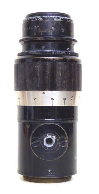 Leitz Elmar 135 Mm.  Screw Mount,  Black & Nickel For Vintage Leica Camera.  C.  1931