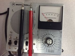 Vintage Motorola Micor Station Metering Kit,  Tln1857a,  & Test Probes