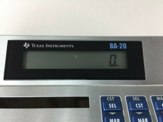 Vintage Texas Instruments BA - 20 Profit Manager 2