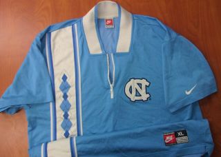 Vintage Nike North Carolina Tar Heels Basketball Authentic Shooting Shirt Xl
