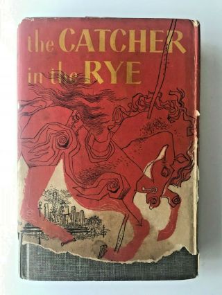 Catcher In The Rye Jd Salinger Vintage 1951 Hardback Book Grosset Dunlap