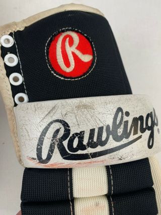 RAWLINGS vintage 80s rhg Pro 100 Ice Hockey Gloves 15.  5 