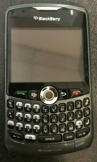 Blackberry Curve 8330 Fast Ship Cell Phone Very Good Boost Vintage Parts