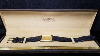 Vintage Seiko Lassale Mens Watch 9300 - 5259 R2 Keeps Good Time