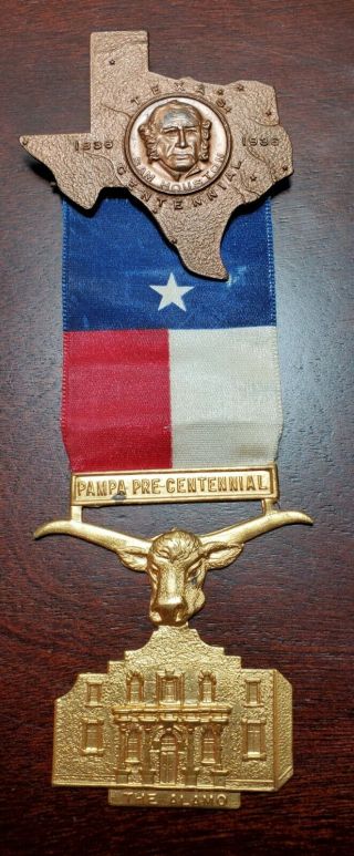 Souvenir Pin From The Texas Centennial Exposition In 1936.
