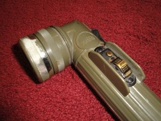 Vintage Fulton MX - 99 I/U Angle Head Military Flashlight 2