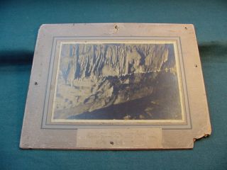 Circa 1900 Fluted Cliffs Wonder Cave Near Monteagle Tenn Cabinet Card Photograph