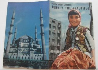 Travel Booklet For Have You Visted Turkey The 1930 