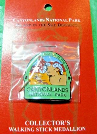 Canyonlands National Park Island In The Sky Big Horn Sheep Hiking Medallion - H34