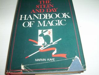Vintage 1973 " The Stein And Day Handbook Of Magic " By Marvin Kaye Magic