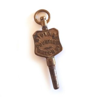 Antique Advertising Pocket Watch Key - Midland Counties Watch Co