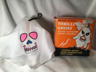Vintage 1980s Halloween Thrilling Ghost - Sound Activated