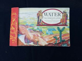 Vintage Water For 13 Cities Mwd Southern California Colorado River Aqueduct 1935