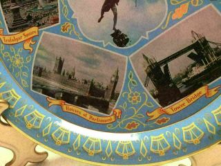 London Scenes Metal Souvenir Memorabilia Plate ELITE Made in England 3