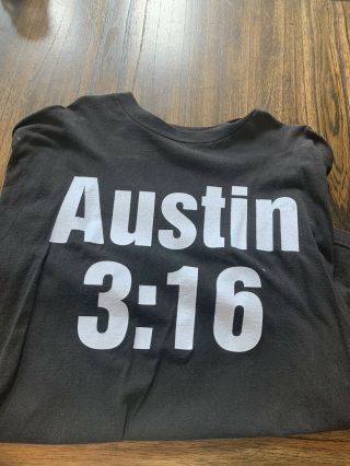 Wwf Stone Cold Steve Austin 3 16 Single Stitch T Shirt Vtg 90s Made In Usa Xl
