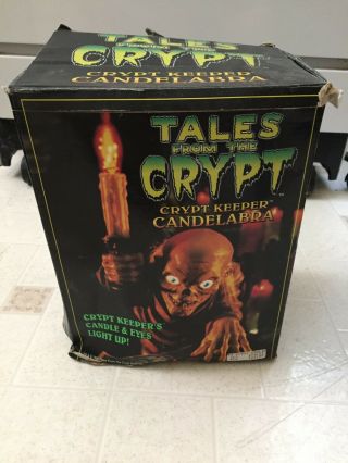 Vintage Tales From The Crypt Keeper Candelabra 1996 Trendmasters 2