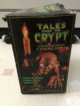 Vintage Tales From The Crypt Keeper Candelabra 1996 Trendmasters 3