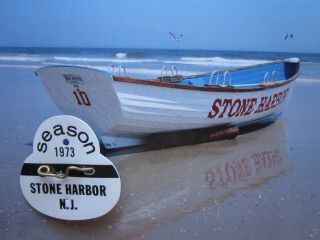 1973 Stone Harbor Jersey Seasonal Beach Badge/tag 47 Years Old