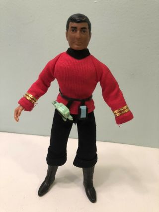 Vintage Mego Scotty 8 " Star Trek Action Figure With Accessories