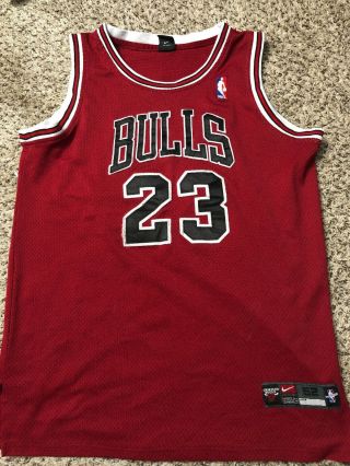 Vtg Nike Air Michael Jordan 23 Chicago Bulls Jersey Sewn Size 52 Xl 45 Flight