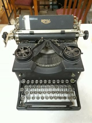 Vintage Royal Model 10 Typewriter 1930,  X - 1408951,  Fast
